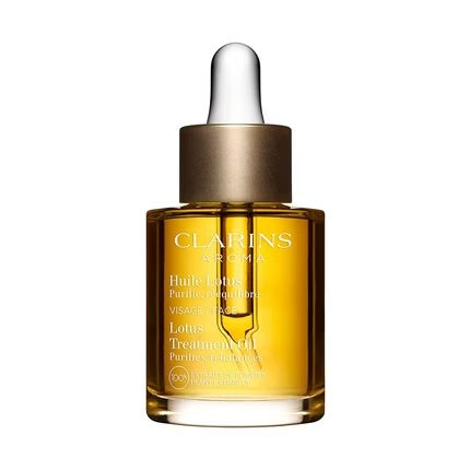 Clarins Lotus Face Treatment Oil Hydrates Tones and Balances Skin 30ml